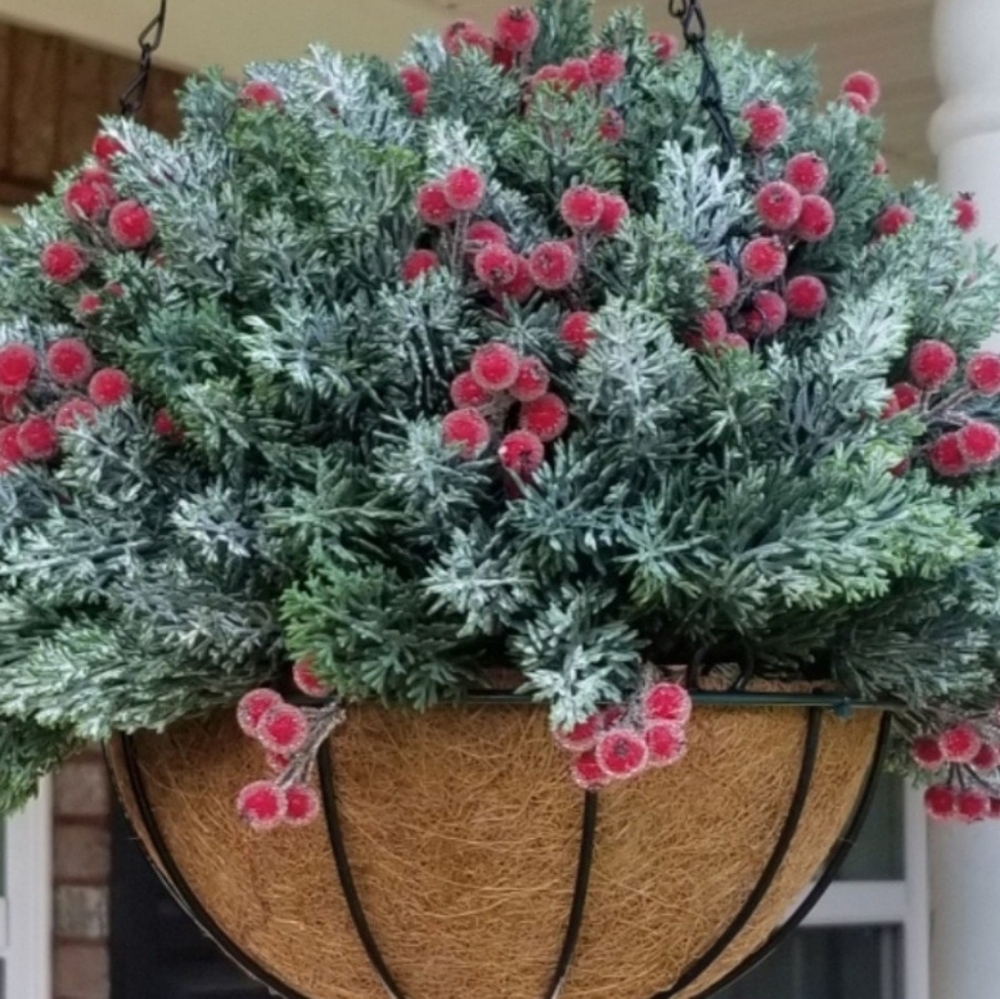 Frosted Berry Kissing Ball